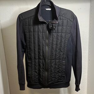 Calvin Klein Women’s Black Knit Collar Jacket